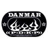 Danmar 210DK Flame Double Bass Drum Pad
