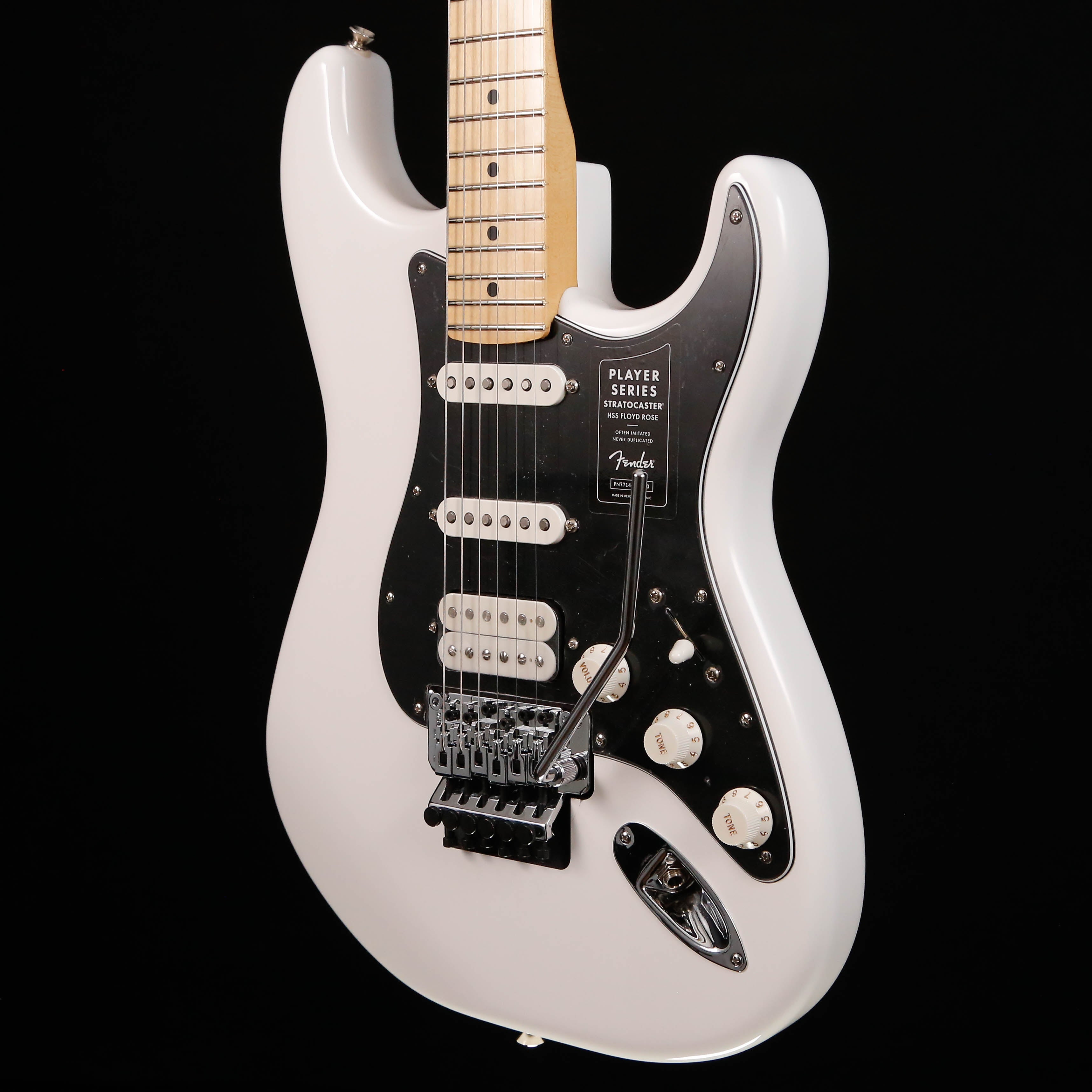 Fender Player Stratocaster w Floyd Rose, Maple Fb, Polar White