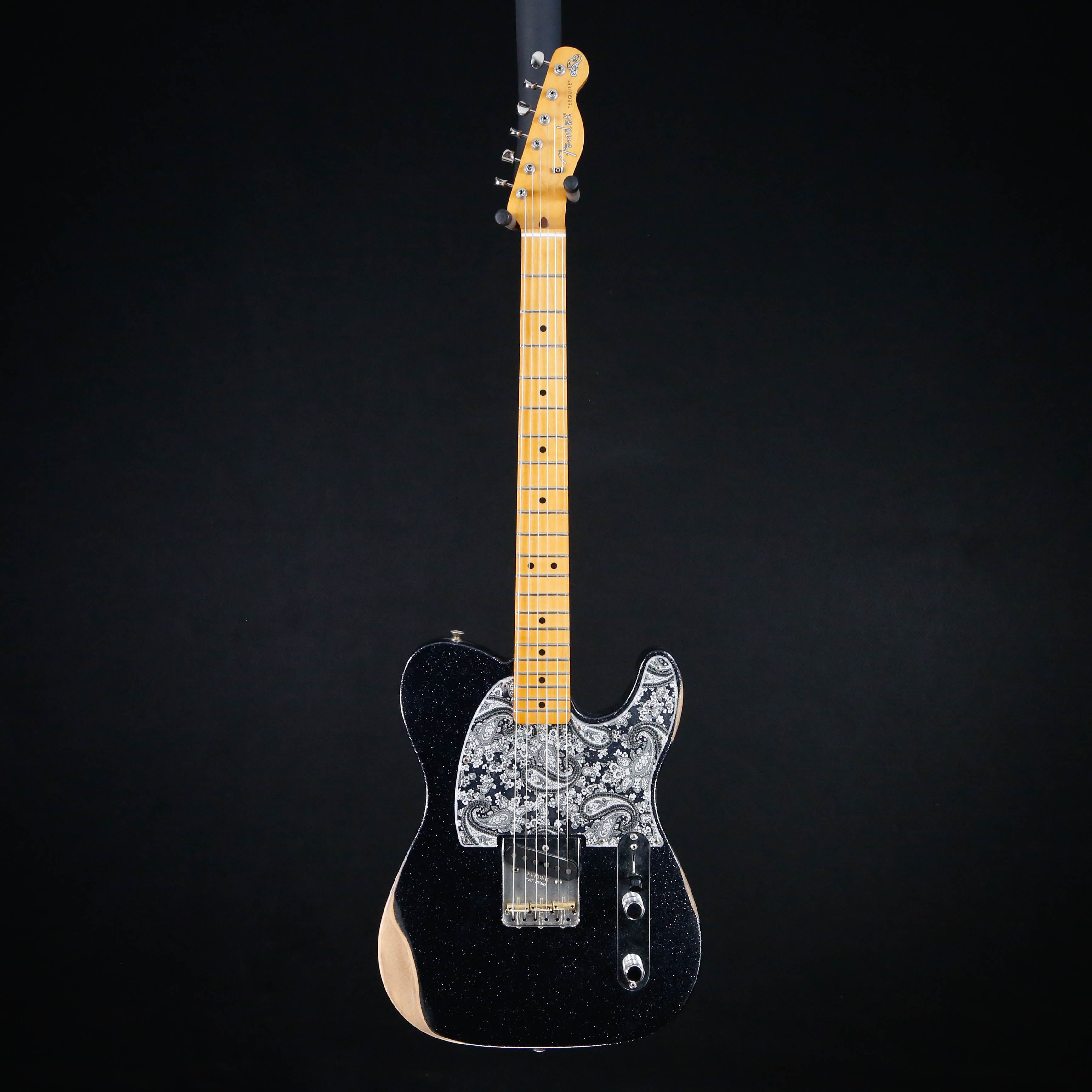 Fender Brad Paisley Signature Roadworn Esquire, Black Sparkle