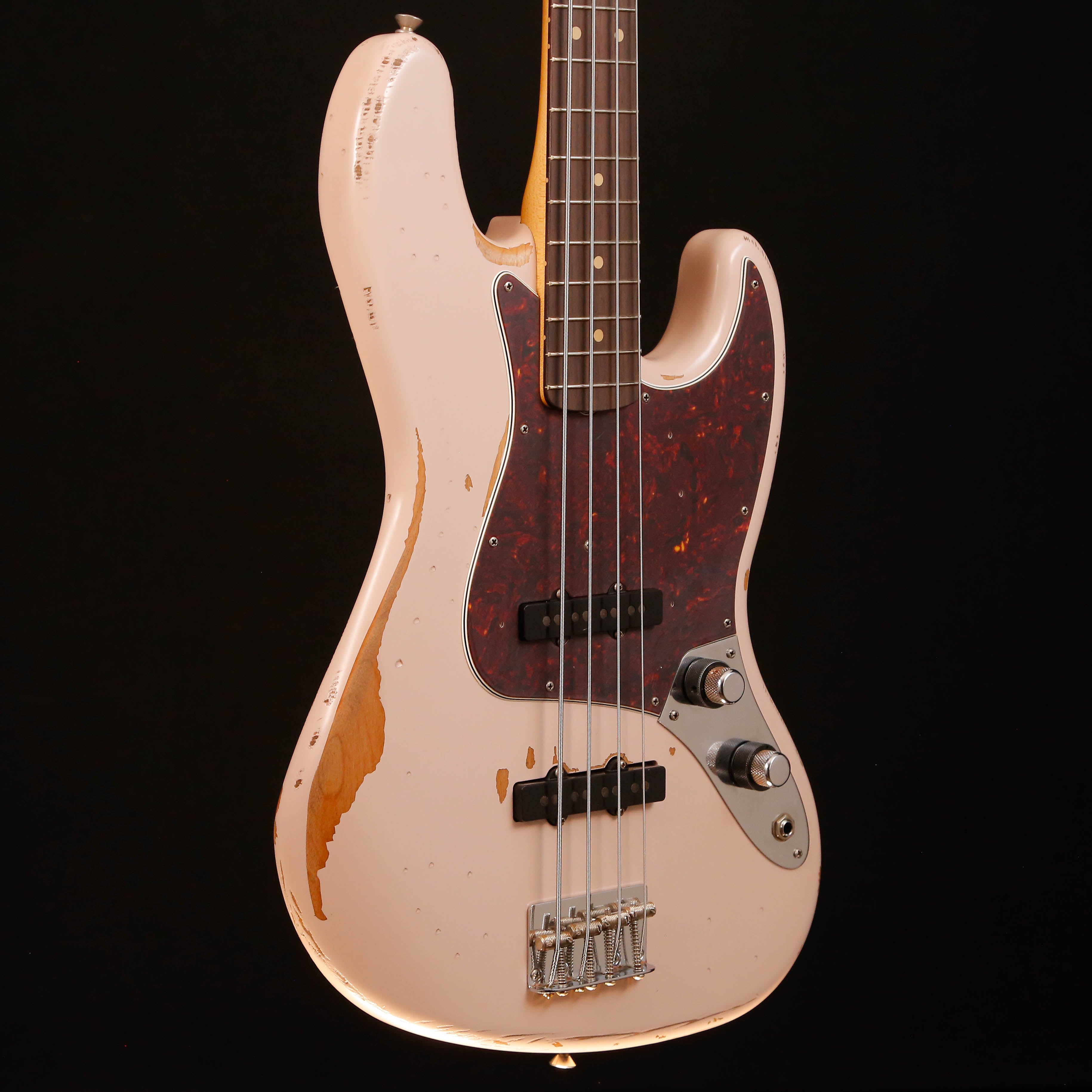 Fender Flea Jazz Bass, Rosewood Fb, Roadworn Shell Pink