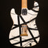 EVH Striped Series '78 Eruption Electric, White w Black Stripes Relic