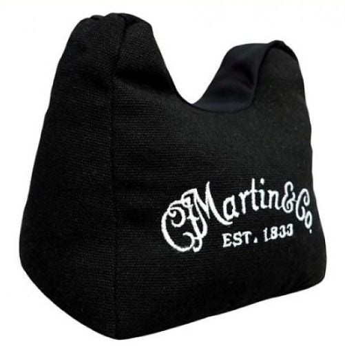 Martin 18A0076 Acoustic Guitar Neck Rest Holder Bean Bag with White Logo, Black