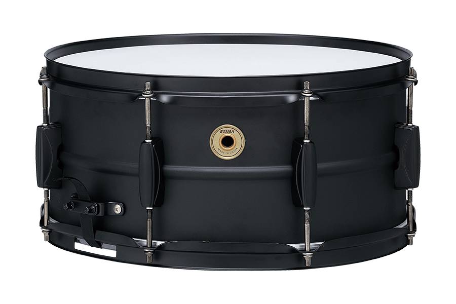 TAMA Metalworks 6.5''x14'' Steel snare drum with Matte Black Shell Hardware