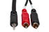 Hosa CMR-206 Stereo Breakout, 3.5 mm TRS to Dual RCA, 6 ft