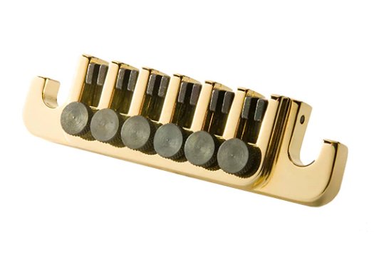 Gibson PTTP-040 Gold TP-6 Tailpiece with Fine Tuners, Studs, Inserts