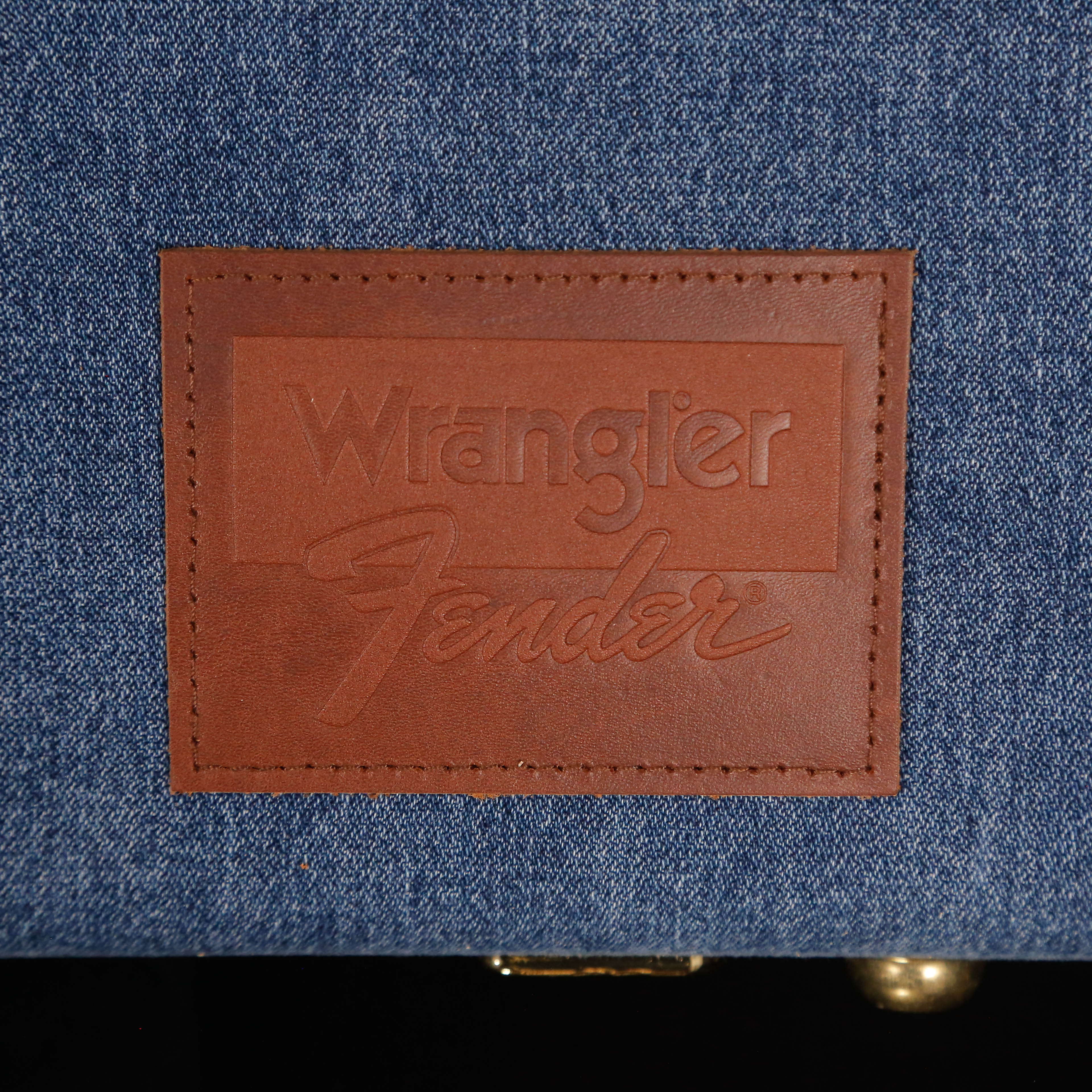 Fender x Wrangler Denim Stratocaster/Telecaster Case, Indigo