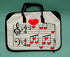 Keyboard Briefcase Heart / Staff