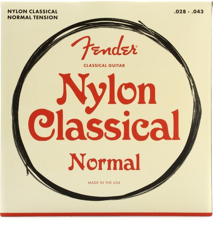 Fender 100 Classical/Nylon Guitar Strings - Tie End Normal Tension